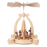 Pyramid, Santa with Tealight